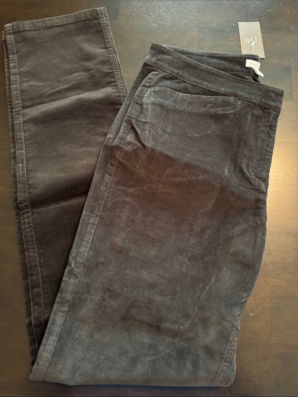 J. Jill Walnut Brown Velveteen Pants -Classic Slim Fit